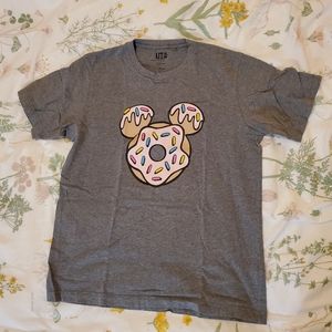 Disney x Uniqlo Mickey Donut T-Shirt Sz M